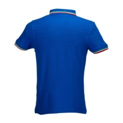 100% piqué cotton (180 g/m2) short-sleeved polo shirt with three-colour trims