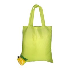 190T polyester, orange-, lemon- and blackberry-shaped foldable shopping bag