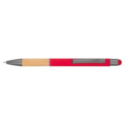 Ball pen with bamboo grip zone