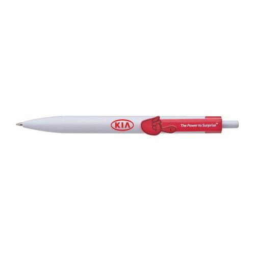 Ball pen with 2D hands clip Ball pen with 2D hands clip