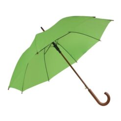 Automatic umbrella with wood shaft, ferrule and handle Automatic umbrella with wood shaft, ferrule and handle