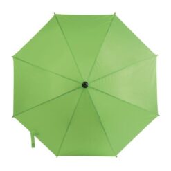 Automatic umbrella with wood shaft, ferrule and handle