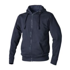 Men s hoodie, 100% cotton (280 g/m2), with full zipper, lined hood and 2 kangaroo pockets