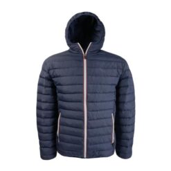 Padded 50D polyester jacket with hood. Sizes: S/M/L/XL/XXL Padded 50D polyester jacket with hood. Sizes: S/M/L/XL/XXL
