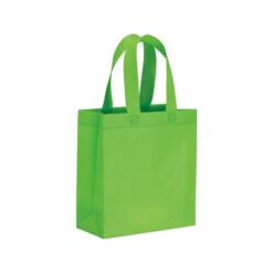 80 g/m2 non-woven fabric mini shopping bag with gusset and short handles