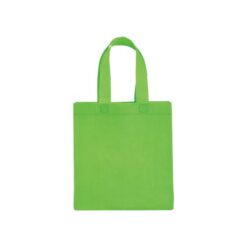 80 g/m2 non-woven fabric mini shopping bag with gusset and short handles