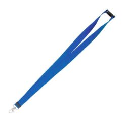 Satin lanyard with safety release clasp