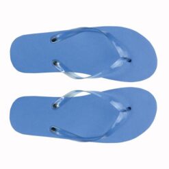 UNISEX flip-flops with PE (114 g) sole and transparent PVC straps. One size (36-39)