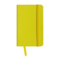 PVC notebook with coloured elastic, blank sheets (80 pages), satin bookmark PVC notebook with coloured elastic, blank sheets (80 pages), satin bookmark