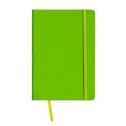 PU notebook with coloured elastic, squared sheets (80 pages), satin bookmark PU notebook with coloured elastic, squared sheets (80 pages), satin bookmark