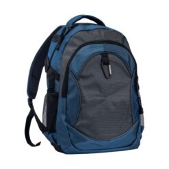1680D polyester 4-pocket backpack (two mesh side pockets) with snap hook 1680D polyester 4-pocket backpack (two mesh side pockets) with snap hook