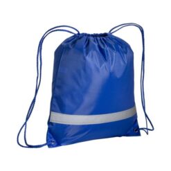 210T polyester backpack with reflective strip, drawstring closure and reinforced corners 210T polyester backpack with reflective strip, drawstring closure and reinforced corners