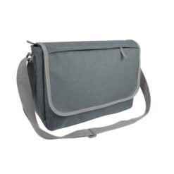 600D polyester book bag with 2 pockets and adjustable shoulder strap