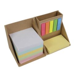 Sticky note holder and cubic cardboard penholder