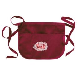 20% cotton/80% polyester (180 g/m2) bartender apron with 3 front pockets, 49 x 34 cm