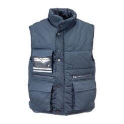Padded vest, 65% polyester/35% cotton (280 g/m2), with identification badge pocket Padded vest, 65% polyester/35% cotton (280 g/m2), with identification badge pocket