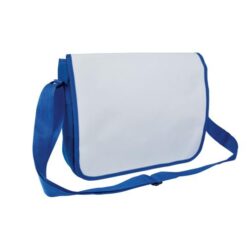 600D polyester book bag with adjustable shoulder strap and white flap 600D polyester book bag with adjustable shoulder strap and white flap