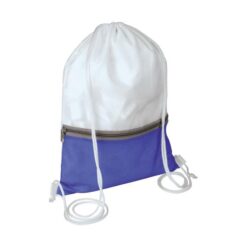 Polyester 210T rucksack with colored pocket