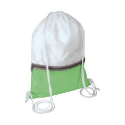 Polyester 210T rucksack with colored pocket