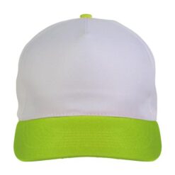 Polyester 5-panel cap with adjustable velcro strap (for kids)