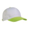 Polyester 5-panel cap with adjustable velcro strap