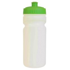 Plastic sport bottle  with coloured lid (500 ml)