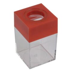 Plastic/metal staple holder, magnetic upper edge with 20 staples included