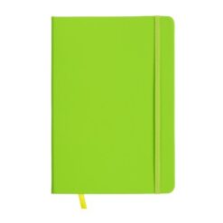 PU notebook with coloured elastic, ruled sheets (80 pages), ivory colour, satin bookmark PU notebook with coloured elastic, ruled sheets (80 pages), ivory colour, satin bookmark