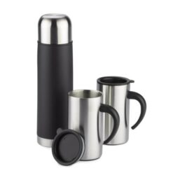 Gift Set ACON (Vacuum flask 500 ml and 2 travel mugs 260 ml)
