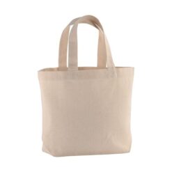 120 g/m2 cotton shopping bag, short handles and bottom gusset 120 g/m2 cotton shopping bag, short handles and bottom gusset