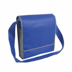 80 g/m2 non-woven fabric postman bag with velcro closure and shoulder strap
