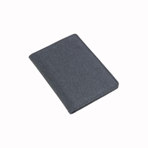 Melange fabric passport holder. RFID protection Melange fabric passport holder. RFID protection