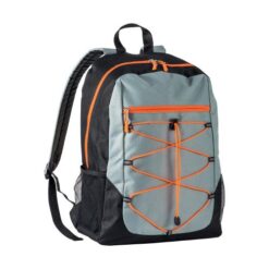 600D polyester 4-pocket backpack (two mesh side pockets). Padded straps and back 600D polyester 4-pocket backpack (two mesh side pockets). Padded straps and back