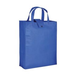 80 g/m2 non-woven fabric foldable shopping bag with gusset and short handles