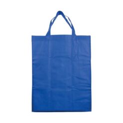 80 g/m2 non-woven fabric foldable shopping bag with gusset and short handles