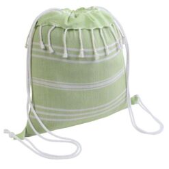 180 g/m2 cotton fouta backpack with drawstring closure 180 g/m2 cotton fouta backpack with drawstring closure