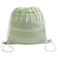 180 g/m2 cotton fouta backpack with drawstring closure