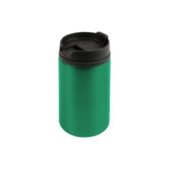 Stainless steel thermal mug (300 ml) with plastic inner wall, lid and handle Stainless steel thermal mug (300 ml) with plastic inner wall, lid and handle