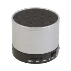 Cylindrical, metal Bluetooth V 3.0 mini speaker with microphone for loudspeaker calls Cylindrical, metal Bluetooth V 3.0 mini speaker with microphone for loudspeaker calls