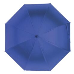 EVA automatic umbrella with metal shaft and curved plastic handle