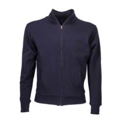 Sweatshirt with full zip, side pockets Sweatshirt with full zip, side pockets