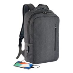 1680D Polyester laptop backpack with 3 pockets. Laptop principal pocket and side pocket 1680D Polyester laptop backpack with 3 pockets. Laptop principal pocket and side pocket