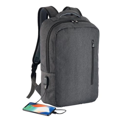 1680D Polyester laptop backpack with 3 pockets. Laptop principal pocket and side pocket 1680D Polyester laptop backpack with 3 pockets. Laptop principal pocket and side pocket