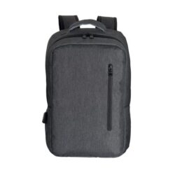 1680D Polyester laptop backpack with 3 pockets. Laptop principal pocket and side pocket