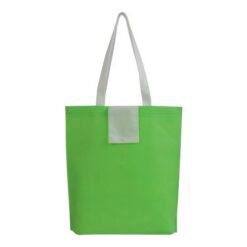 Not woven 80g/m2 foldable shopping bag with short handles