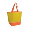 Non-woven fabric cooler bag with silver interior
