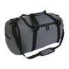 Twotone polyester sport bag with extractibles straps and boot carrier pocket