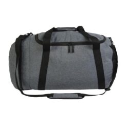 Twotone polyester sport bag with extractibles straps and boot carrier pocket