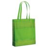 Non woven thermowelved shopping bag with gusset