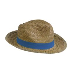 Straw hat with elastic band 2,5 cm applicabile and customizable Straw hat with elastic band 2,5 cm applicabile and customizable